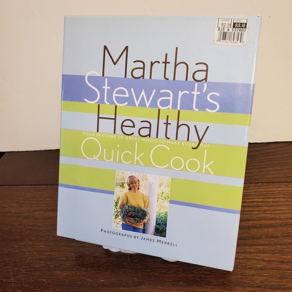 Vtg Martha Stewart's‎ 1997 Hardcover Healthy 52 Quick Menus 175 Sensible Recipes